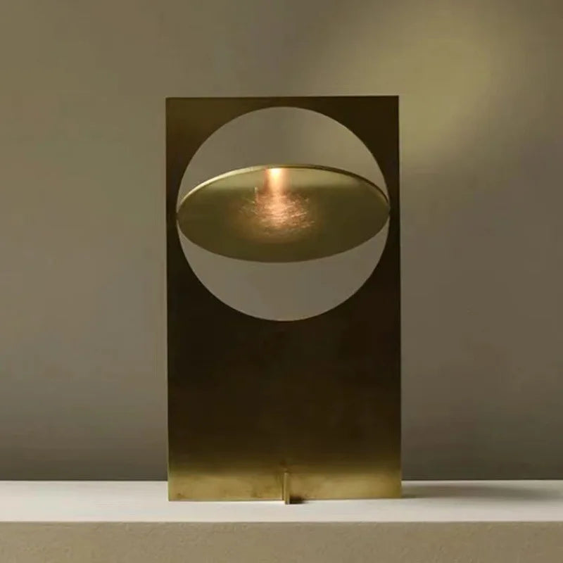 art deco table lamp-sunset