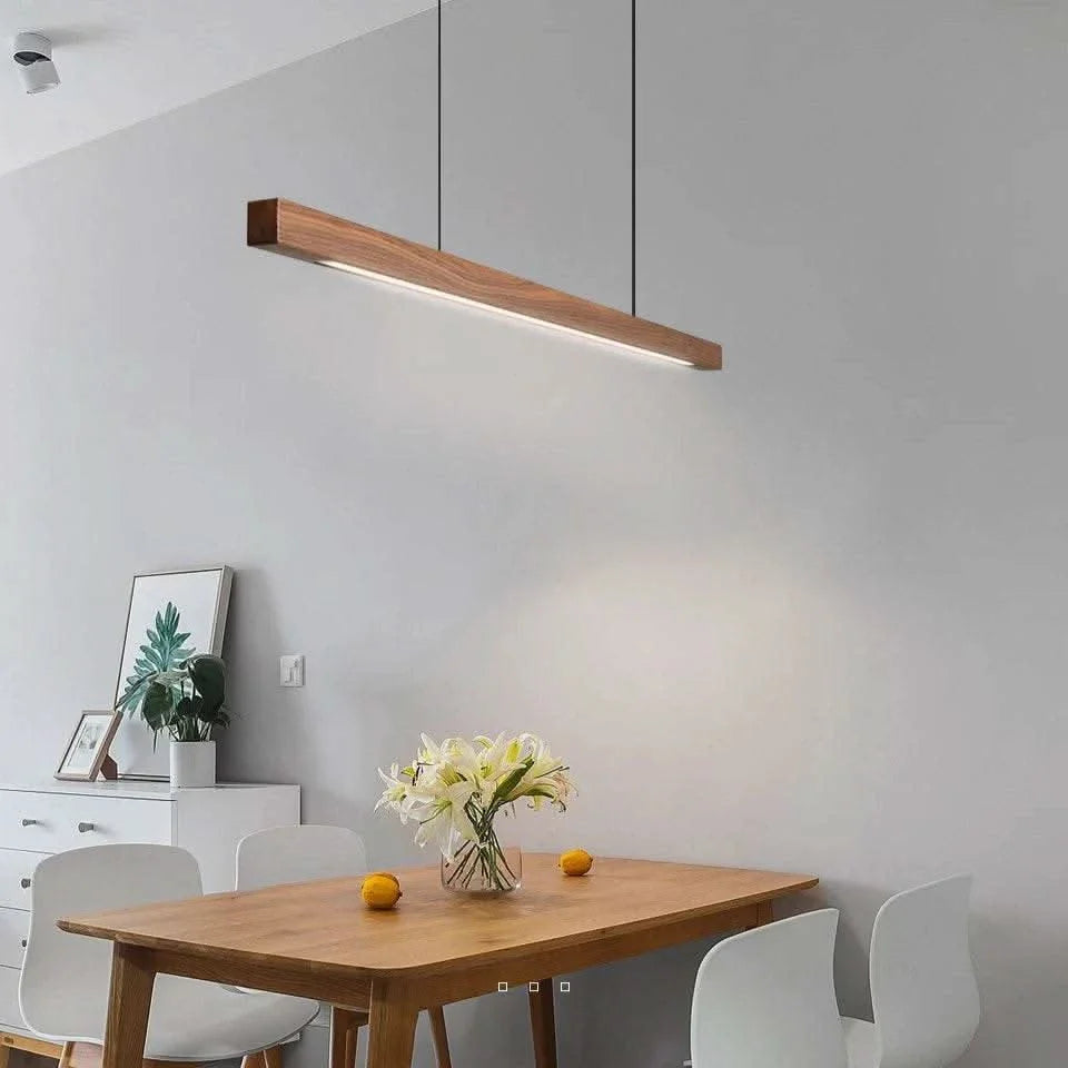 wood pendant light- led Ceiling Lamp- Futura's Studio white