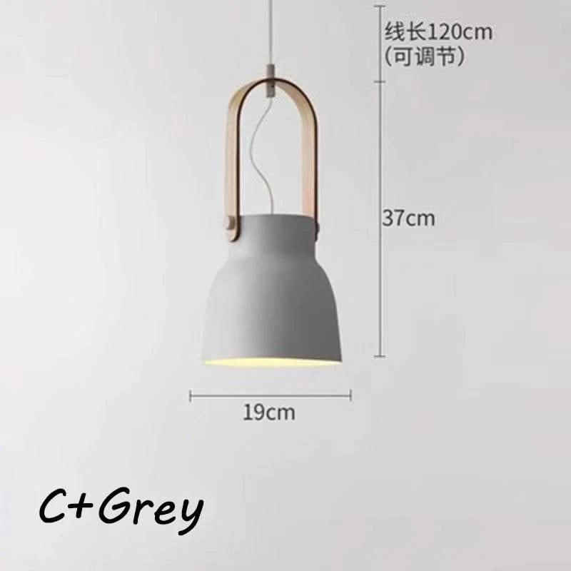 nordic pendant light-size