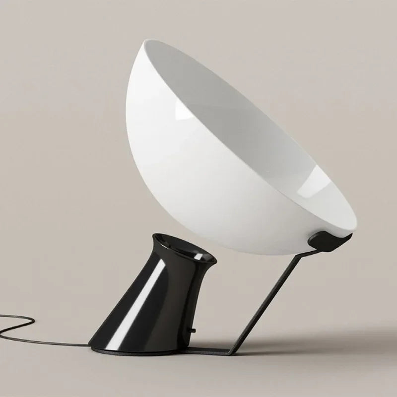 modern black table lamp- clear