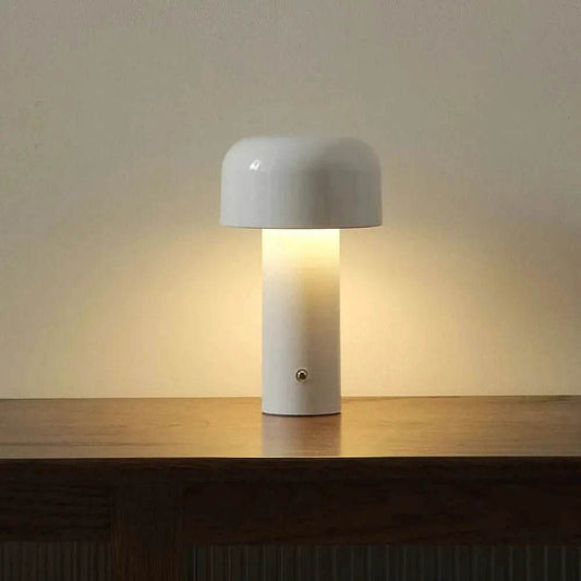 Aluminum Tower Mushroom Table Lamp - Futura’s Studio