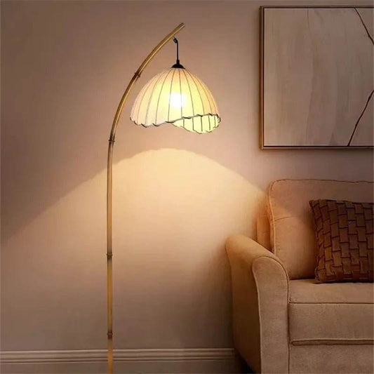 Bamboo Shade Floor Lamp - Futura’s Studio