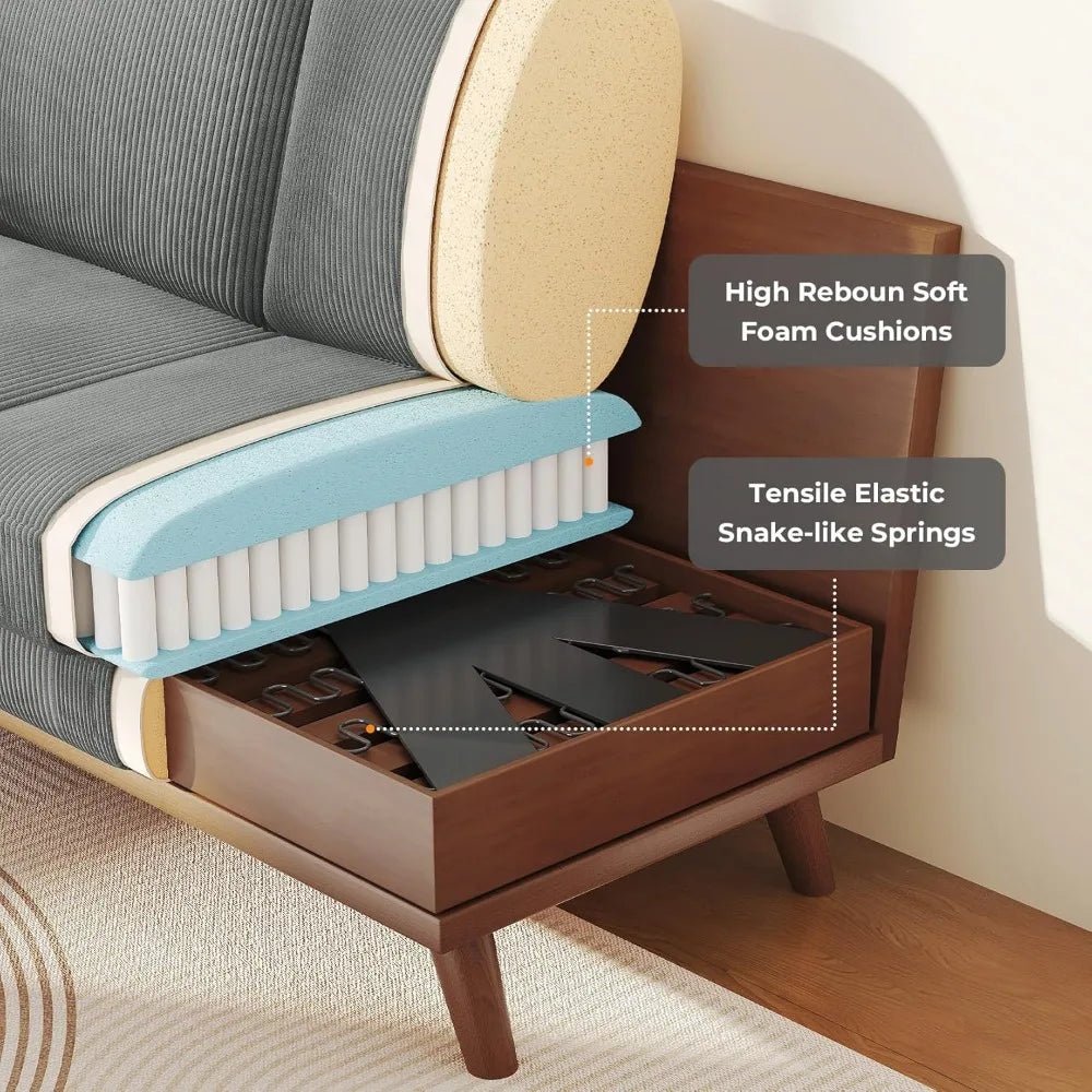 Corduroy Loveseat Sofa - Buy Online at Futura’s Studio
