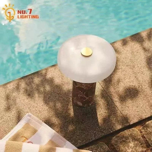 Danish Marble Portable LED Table Lamp - Futura’s Studio