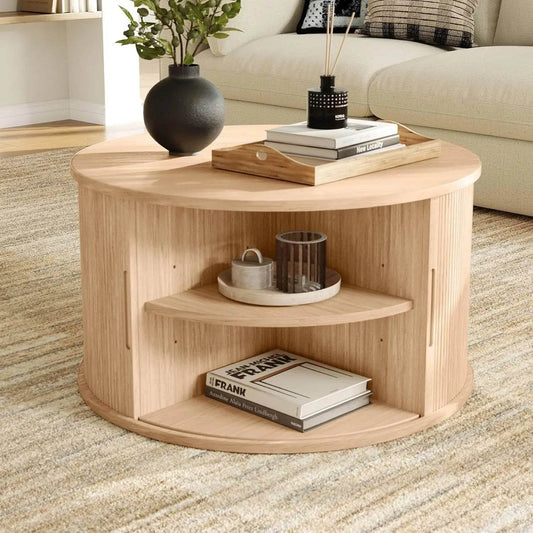 Drum Tambour Coffee Table - Futura’s Studio