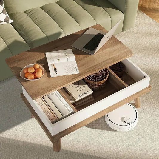Forma Lift-Top Wood Coffee Table - Futura’s Studio
