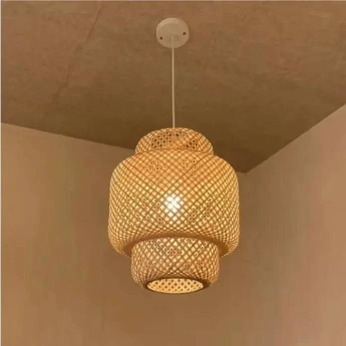 Hikari Woven Japanese Ceiling Lamp - Buy Online at Futura’s Studio
