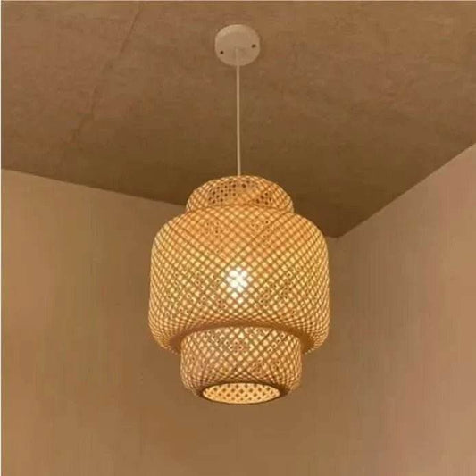 Hikari Woven Japanese Ceiling Lamp - Futura’s Studio
