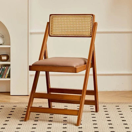 Hinoki Foldable Rattan Bar Stool - Futura’s Studio