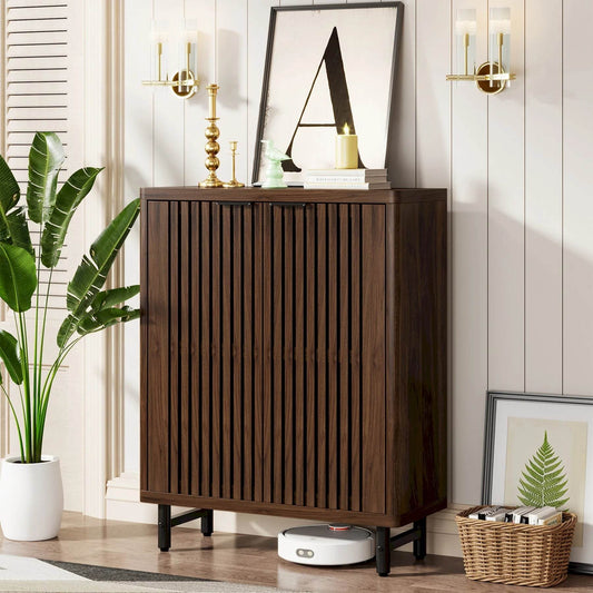 Louvered Storage Cabinet - Futura’s Studio