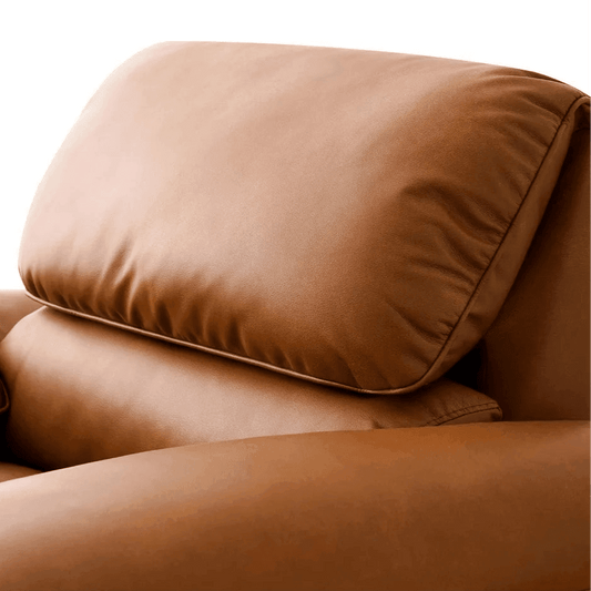 Natural Leather Armchair - Futura’s Studio