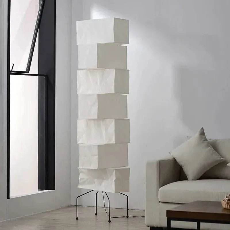 Noguchi Akari Tower Floor Lamp - Futura’s Studio