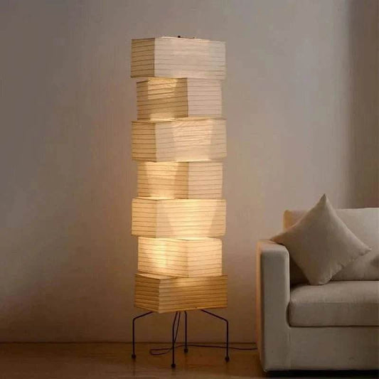 Noguchi Akari Tower Floor Lamp - Futura’s Studio