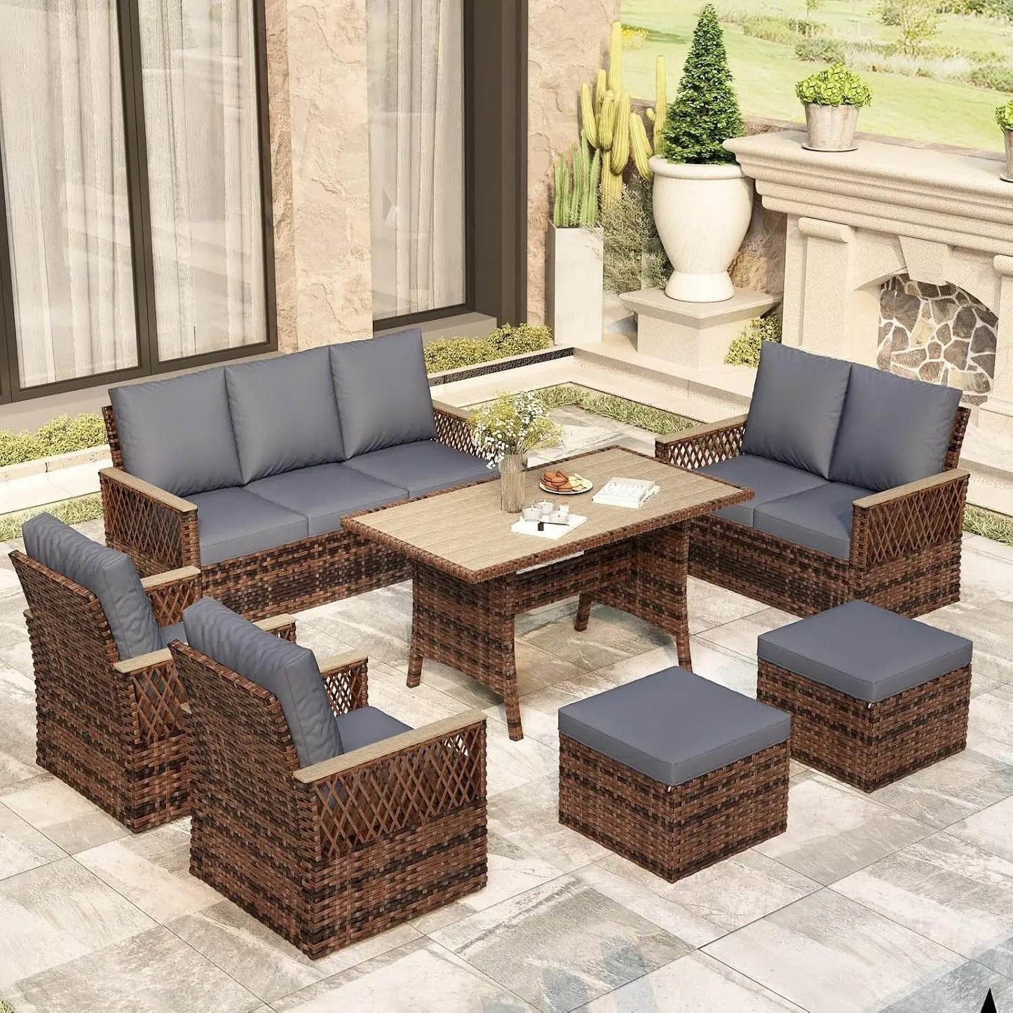 Patio Wicker Set - Futura’s Studio