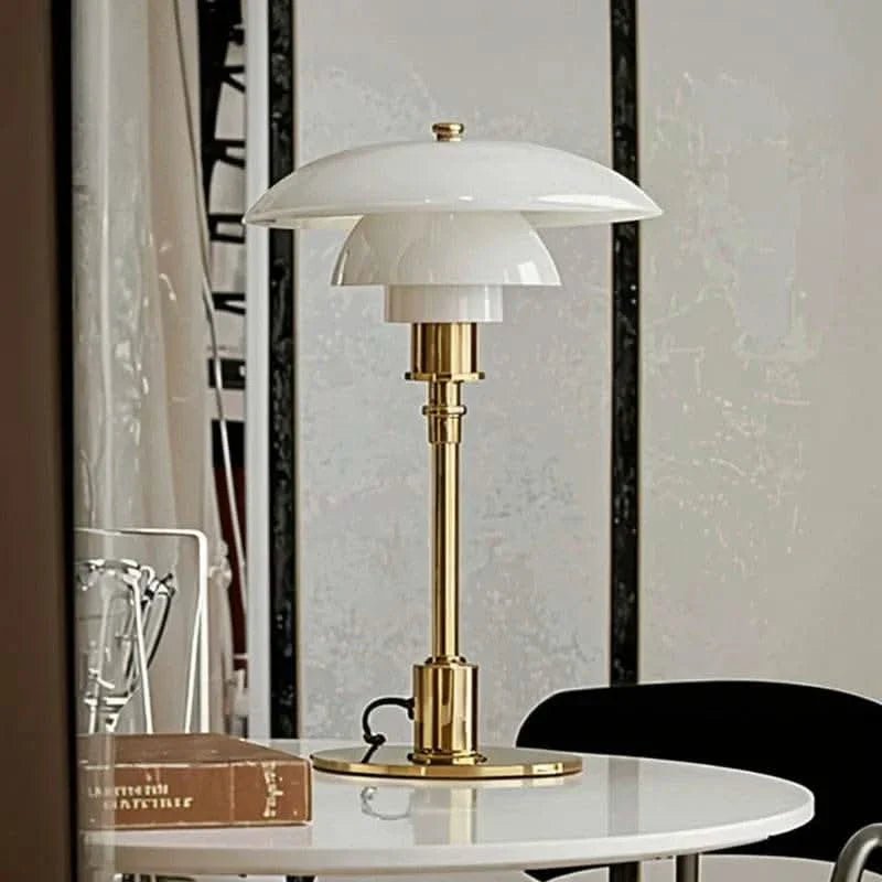 Polished Stainless Steel Tower Table Lamp - Buy Online at Futura’s Studio