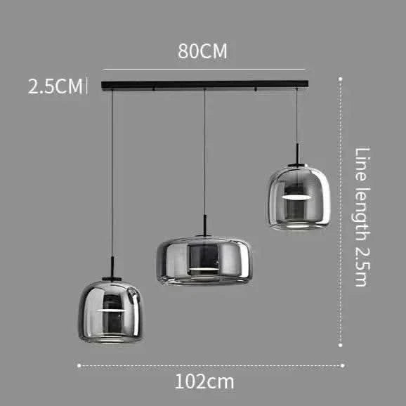 Smoky Nordic Pendant Light - Buy Online at Futura’s Studio