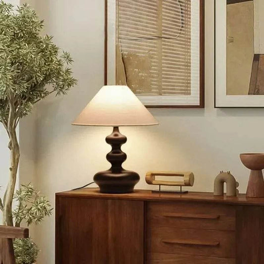 Solid Wood French Table Lamp - Futura’s Studio