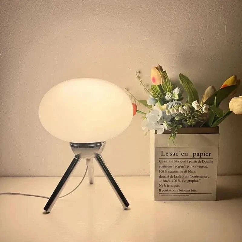 Tripod Bubble Glass Table Lamp - Buy Online at Futura’s Studio
