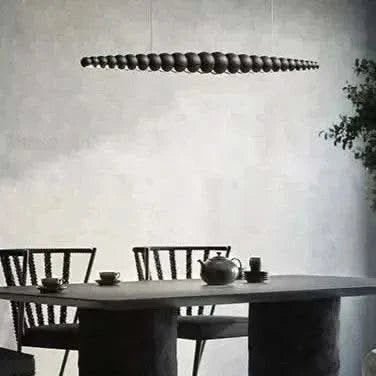 Wabi - Sabi Wood Bead Chandelier - Buy Online at Futura’s Studio
