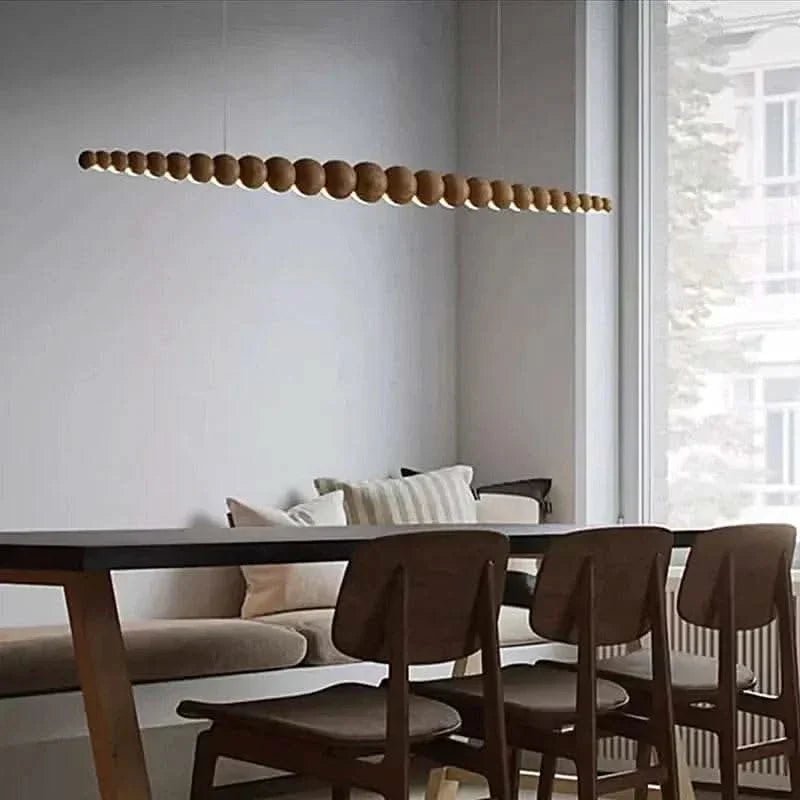 Wabi - Sabi Wood Bead Chandelier - Buy Online at Futura’s Studio