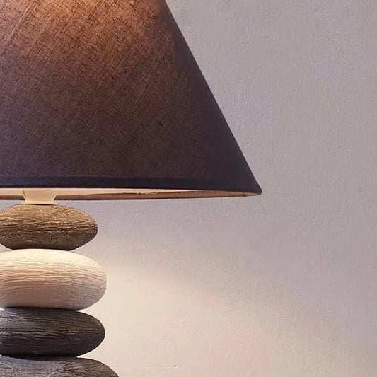 Wabi-Sabi Stone Tower Lamp - Futura's Studio - Five (36.5cm) -
