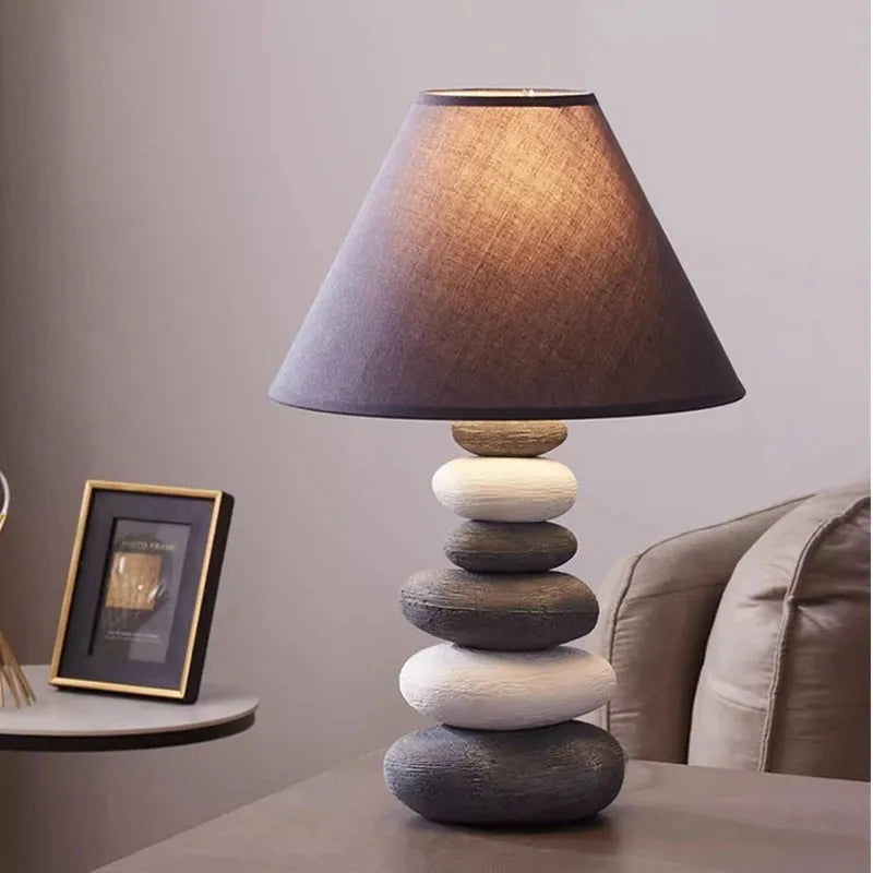 Wabi-Sabi Stone Tower Lamp - Futura's Studio - Five (36.5cm) -