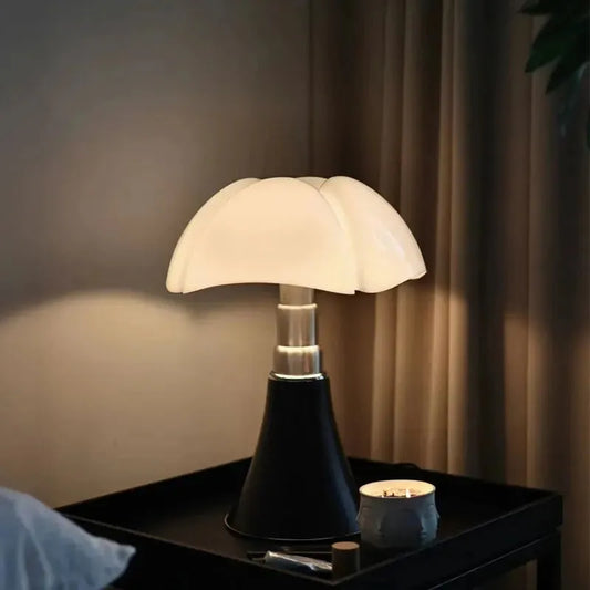 Italian Folded Glass Luminary - Futura's Studio - Glossy Graphite -