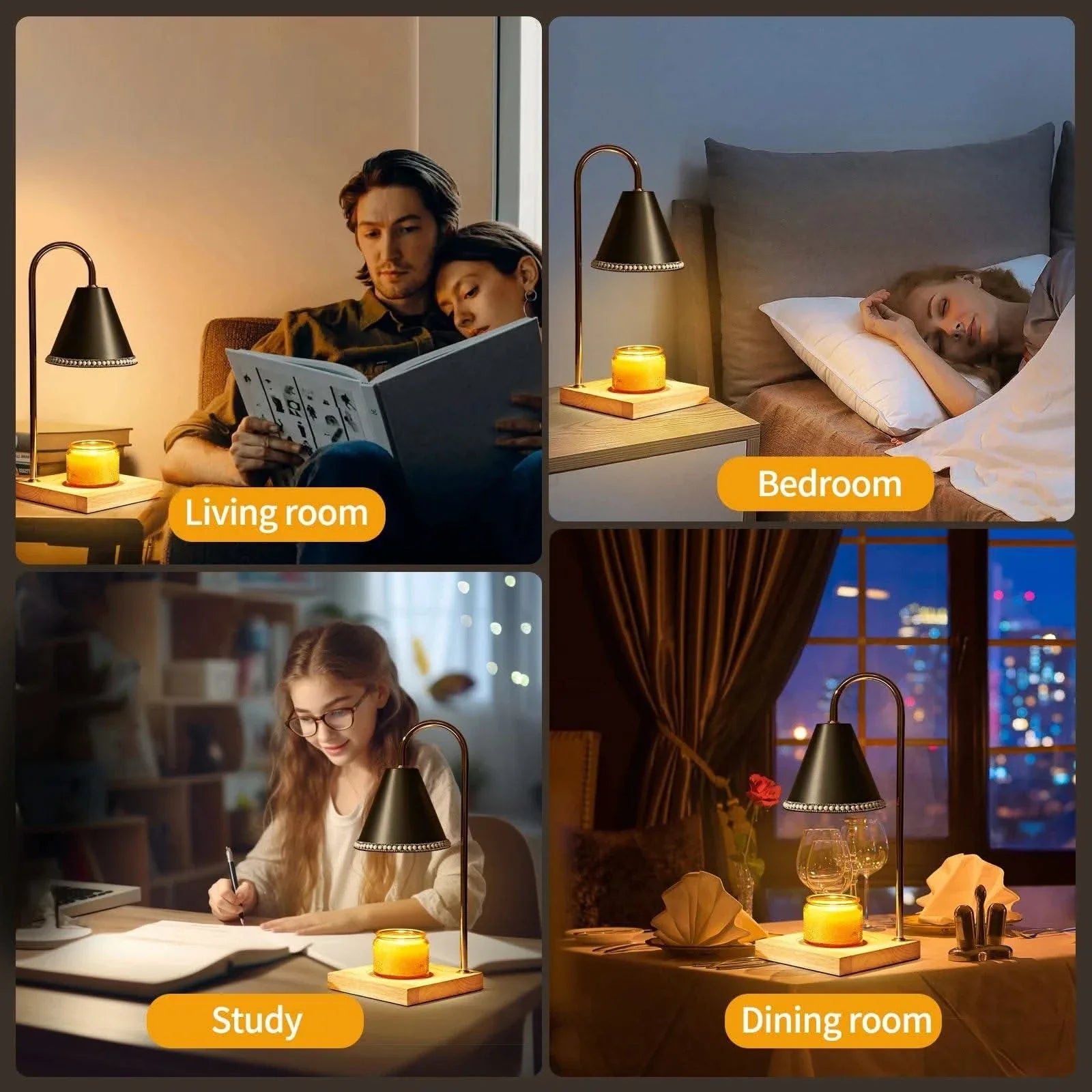 Pearl Candle small table lamps  - Futura's Studio every room