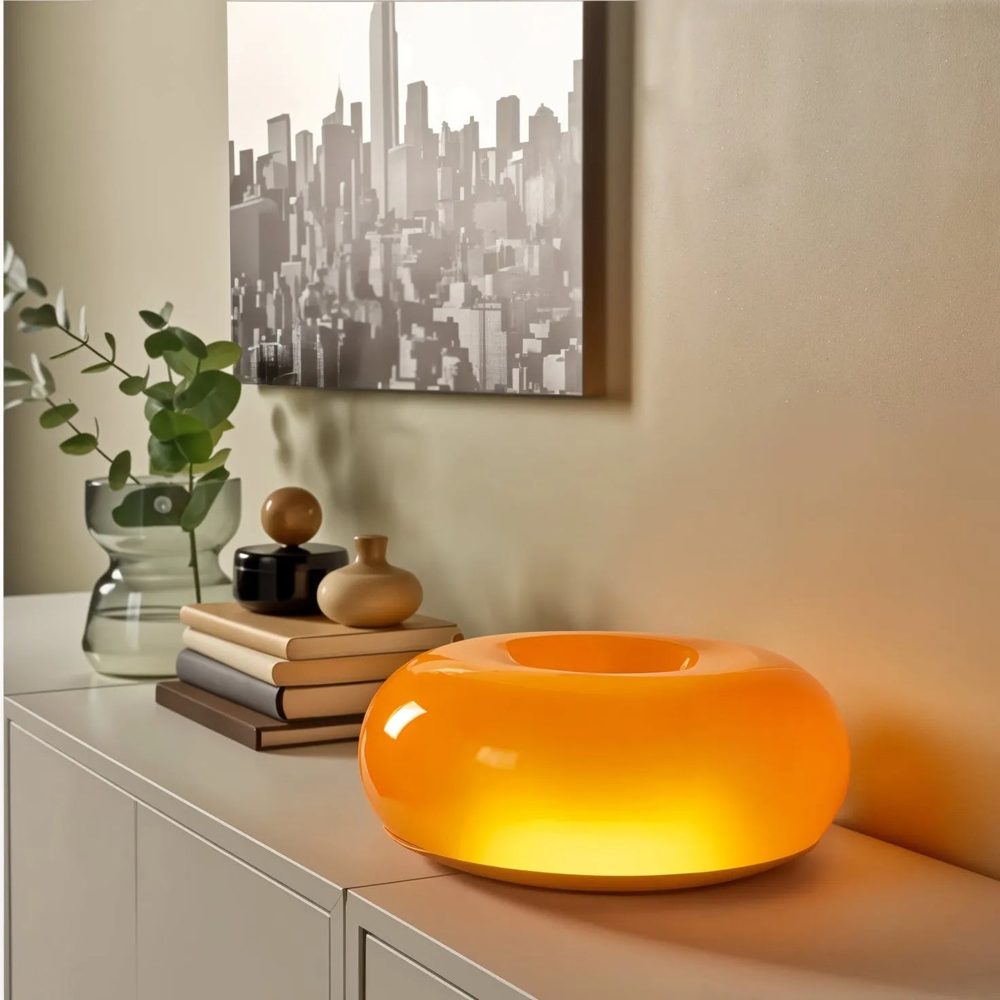 Halo Bubble Lamp - Futura's Studio - Amber -