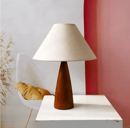 Bauhaus Tower  wood table lamp - Futura's Studio white