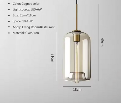 Modern Glass Pendant Ceiling Light