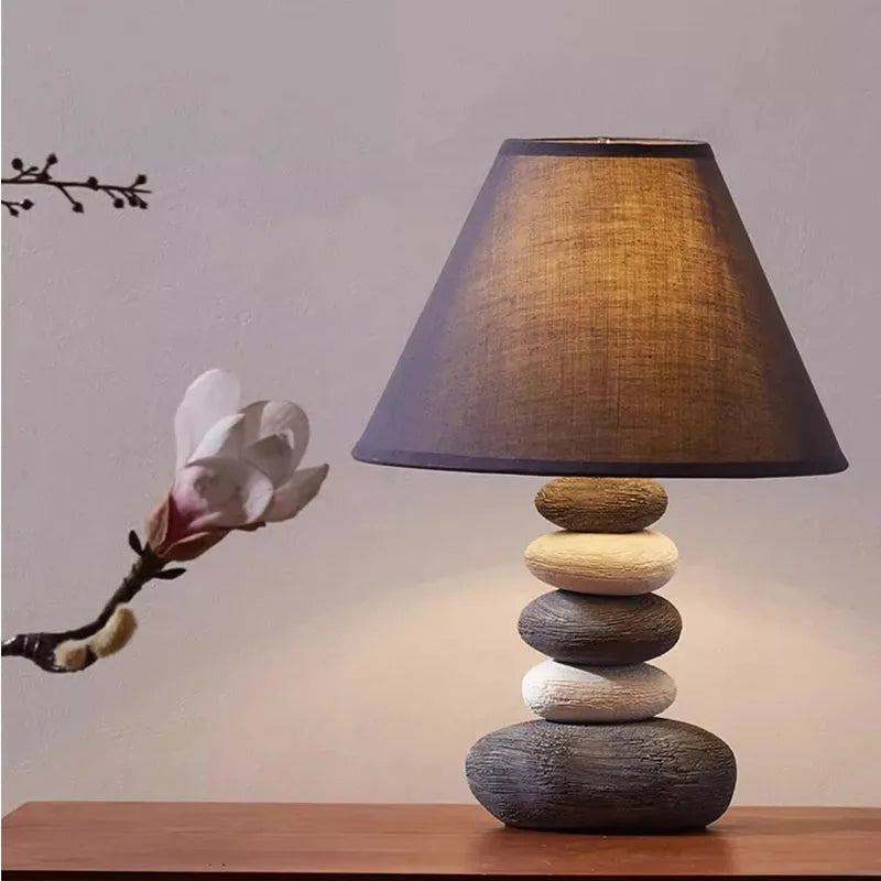Wabi-Sabi Stone Tower Lamp - Futura's Studio - Five (36.5cm) -