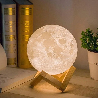 Lunar Night Light - Futura's Studio - Fire Moon -