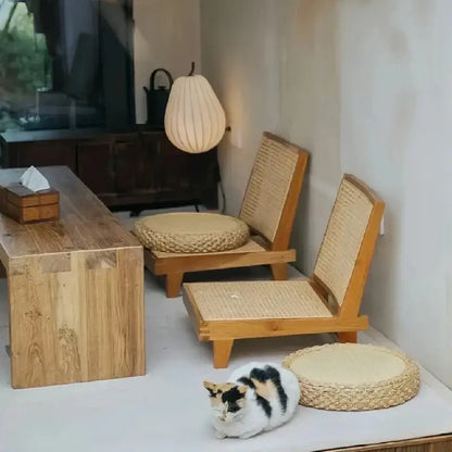 Hinoki™ – Walnut Rattan Lounge Chair