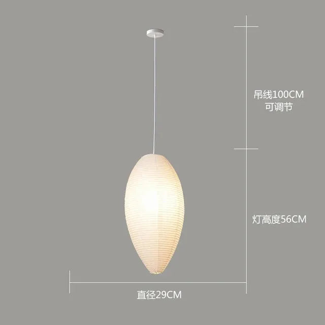 Wabi-Sabi Akari Pendant Light - Futura's Studio - Tear -