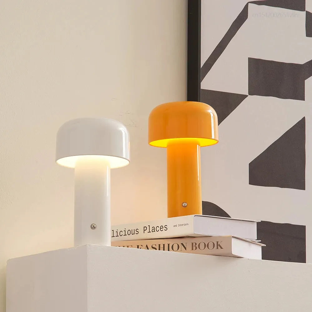 Aluminum Tower Mushroom Lamp - Futura's Studio - Pearl -