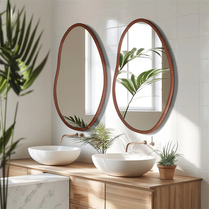 Hinoki™ – Wabi-Sabi Wall Mirror