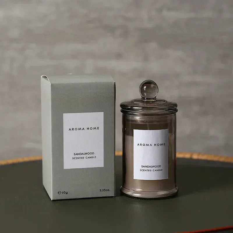 Aroma Home™ Vintage Candles - Futura's Studio - 🍃 Sandalwood Grey -