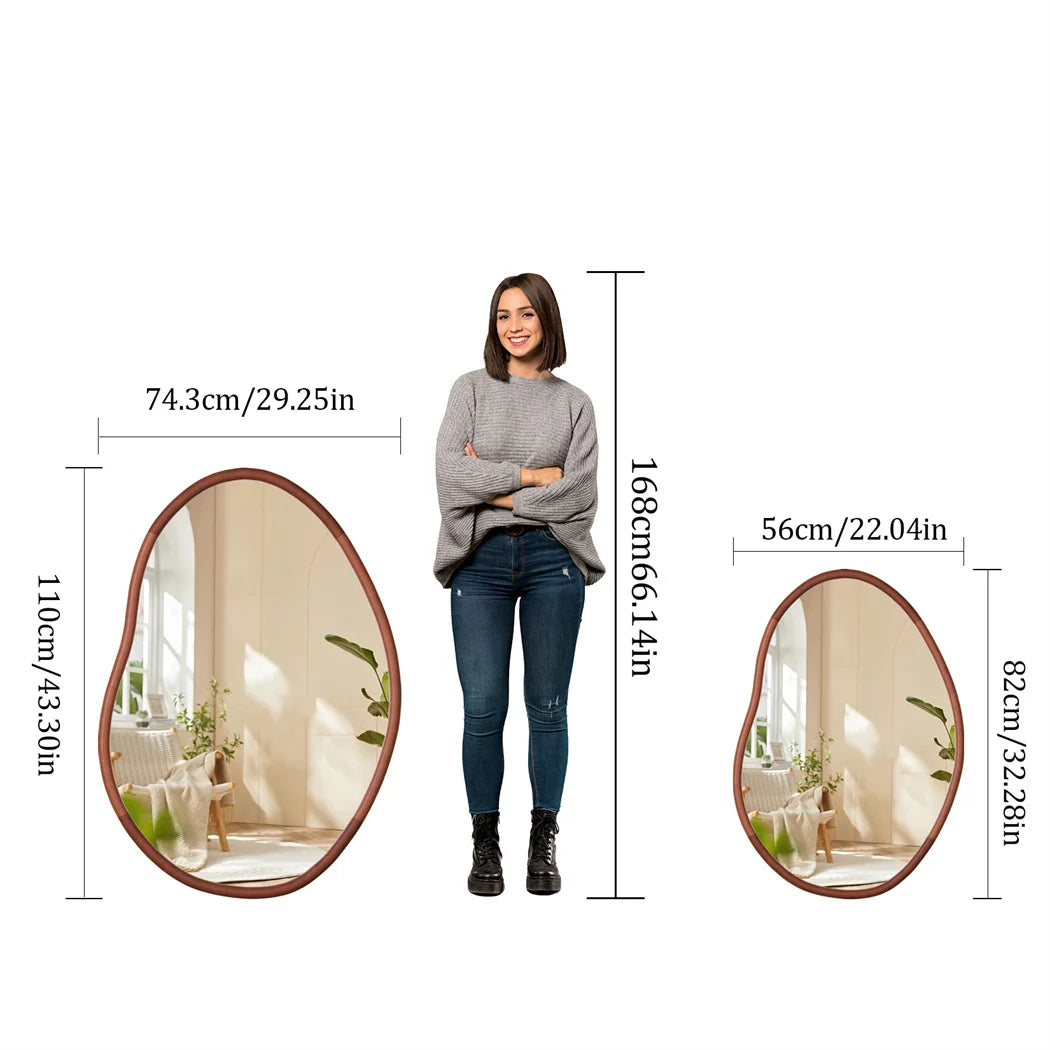 Hinoki™ – Wabi-Sabi Wall Mirror