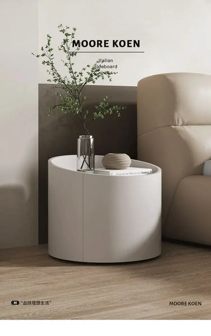 Solari™ – Italian Round Bedside Table