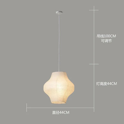 Wabi-Sabi Akari Pendant Light - Futura's Studio - Lantern -