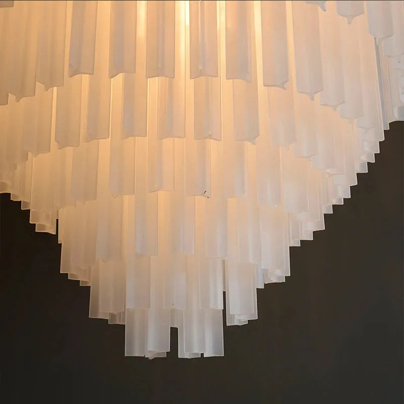 Modern Frosted Glass Chandelier - Futura's Studio - Cool -