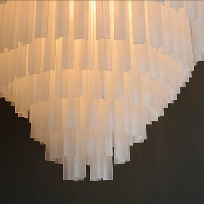 Modern Frosted Glass Chandelier - Futura's Studio - Cool -