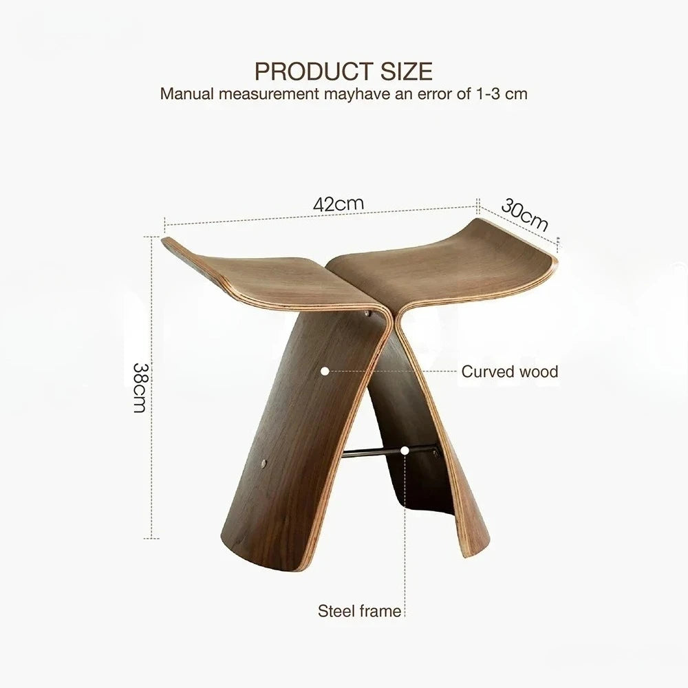 Hinoki™ – Wabi Ash Butterfly Bench