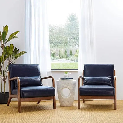 Velora™ – Walnut Frame Reading Chair