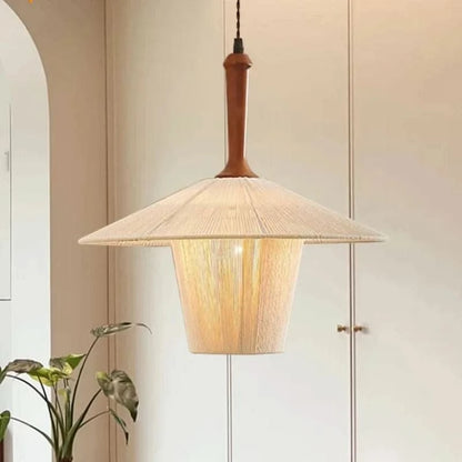 Vintage Wabi-Sabi Rattan Pendant Lamp - Futura's Studio