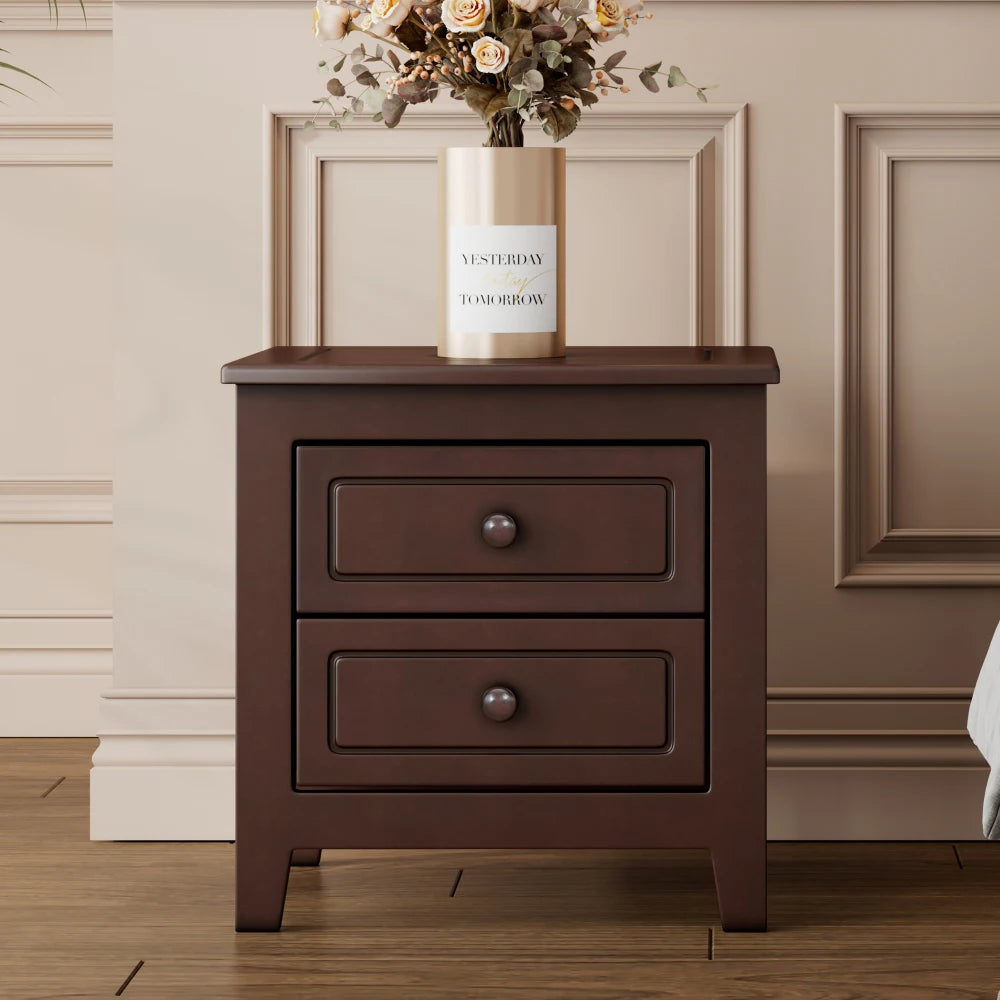 César™ Indian Wood Nightstand