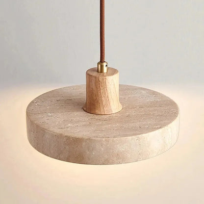 Wabi-Sabi Marble Pendant Lamp - Futura's Studio - White Oak / Warm -