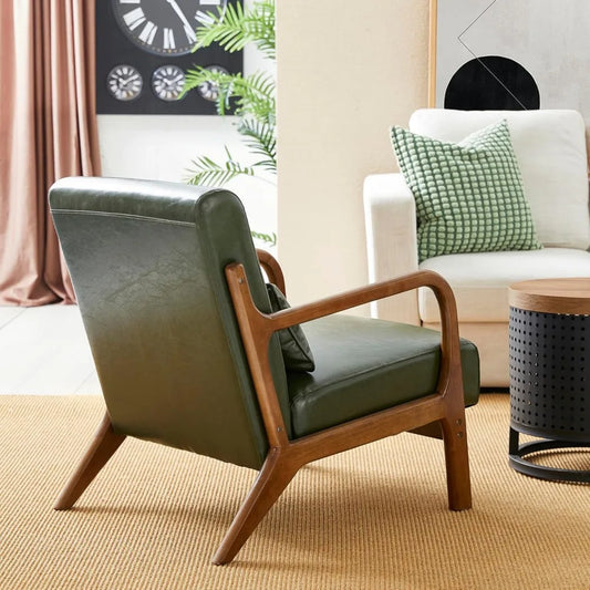 Velora™ – Walnut Frame Reading Chair