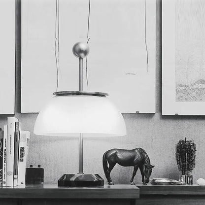 led table lamp-black & white